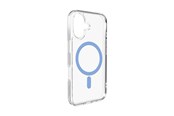 Telefon - Pokrowiec i etui - Puro Lite Mag TPU+PC Case Compatible with MagSafe for iPhone 17 - Transparent with Blue Ring - PUIPC1763LITEMBLUE
