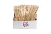 Klocki konstrukcyjne - Colorations - Wooden Craft Sticks Miscellaneous Classroom Set 1200 pcs. - CHCPCS