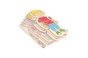 Puzzle - Beleduc Wooden Layered Puzzle Girl - 5 Layers Drewniany - 17160