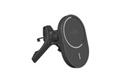 Telefon - Inne akcesoria - Puro Car Holder with Qi2 Charger MagSafe Compatible - Black - PUSH2QIMAGBLK
