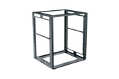Uchwyty scienne, uchwyty AV i meble AV - Middle Atlantic CFR Series CFR-12-16 rack - for AV System - black powder coat - Max - recommended for - CFR-12-16