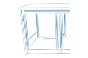 Uchwyty scienne, uchwyty AV i meble AV - Middle Atlantic C5 Series Wood Kit mounting component - millwork drawings and hardware - Max - recommended for - C5-MK31-3