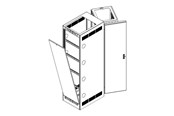 Szafa rack - Middle Atlantic 37RU Rear Access Panel for WR Racks - WR-RAP-37