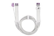 Kabel zasilajacy (wewnetrzny) - ASUS ROG Equalizer PCIe 5.1 Cable White - 90YE00BP-B0QA00