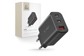 Telefon - Adapter i Ladowarka - Tech-Protect NC30W AC Charger 2x USB-C PD 30W / USB-A QC 3.0 - Black - 9490713935231