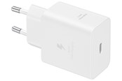 Telefon - Adapter i Ladowarka - Samsung 45W USB-C Power Adapter - White - EP-T4511NWEGEU
