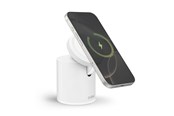 Telefon - Adapter i Ladowarka - SBS 2-in-1 Wireless Magnetic Charging Station - White - TEWIRMAGFOLD2IN1