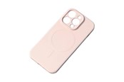 Telefon - Pokrowiec i etui - Hurtel MagSafe Compatible Silicone Case for iPhone 15 Pro Silicone Case - Cream - 9145576279922