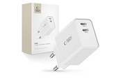 Telefon - Adapter i Ladowarka - Tech-Protect C35W AC Charger 2x USB-C PD 35W - White - 9490713936078