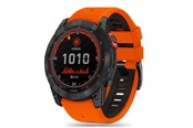 Smartwatch - akcesoria - Tech-Protect IconBand Pro Strap for Garmin Fenix 3 / 5X / 3HR / 5X Plus / 6X / 6X Pro / 7X - Orange & Black - 9319456605136