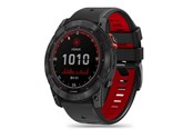 Smartwatch - akcesoria - Tech-Protect IconBand Pro Strap for Garmin Fenix 3 / 5X / 3HR / 5X Plus / 6X / 6X Pro / 7X - Black & Red - 9319456605082