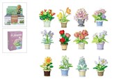 Kreatywne gry - Trend Toys Building blocks plant in pot 12 asst. CDU - 201049
