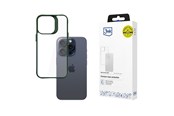 Telefon - Pokrowiec i etui - 3mk Satin Armor Case+ Green for Apple iPhone 15 Pro - transparent - 5903108592581