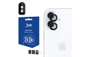 Telefon - szklo ochronne - 3mk Lens Protection Pro Camera Cover with Black Frame for iPhone 16 / 16 Plus - 5903108588546