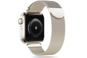 Smartwatch - akcesoria - Tech-Protect  MilaneseBand Strap for Apple Watch 4 / 5 / 6 / 7 / 8 / 9 / SE / Ultra 1 / 2 (42/44/45/49 mm) - Beige - 9319456607239