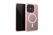 Telefon - Pokrowiec i etui - CRONG Hybrid Matte Magnetic - MagSafe Xiaomi 17 - Pink - CRGHMMXM17PNK