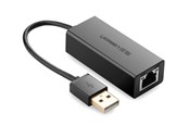 Adapter Sieciowy (karta sieciowa, serwer druku, itp.) - UGREEN external network card RJ45 - USB 2.0 100 Mbps Ethernet black (CR110 20254) - 6957303822546
