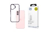 Telefon - Pokrowiec i etui - 3mk Satin Armor Case+ Purple for Apple iPhone 16 - transparent - 5903108592826