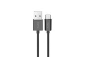 Kabel USB - Puro TPE 12W USB-A - microUSB 1m Cable - Black - PUCM12WBLK