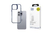 Telefon - Pokrowiec i etui - 3mk Satin Armor Case+ Blue for Apple iPhone 16 Pro Max - transparent - 5903108592673
