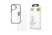 Telefon - Pokrowiec i etui - 3mk Satin Armor Case+ Blue for Apple iPhone 16 Plus - transparent - 5903108597807