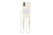 Telefon - Pokrowiec i etui - Tech-Protect MagNecklace MagSafe Case with Lanyard for iPhone 16 - Beige - 5906302311910
