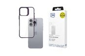 Telefon - Pokrowiec i etui - 3mk Satin Armor Case+ Purple for Apple iPhone 16 Pro Max - Transparent - 5903108592840