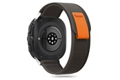 Smartwatch - akcesoria - Tech-Protect Nylon Strap for Samsung Galaxy Watch Ultra (47mm) - Black & Orange - 5906302312382