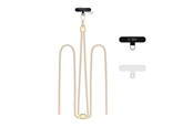 Telefon - Inne akcesoria - Tech-Protect C2S Rope Crossbody Strap - Beige - 5906302312696