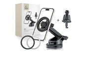 Telefon - Inne akcesoria - Tech-Protect  N56 Magnetic Mount with MagSafe - Black - 5906302313211