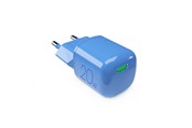 Telefon - Adapter i Ładowarka - Puro 20W GaN USB-C Wall Charger - Blue - PUFCMTCUSBC20WGBLUE