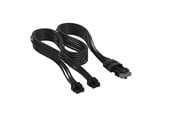 Kabel zasilajacy (wewnetrzny) - Corsair Elite Premium Individually Sleeved 2x 8-Pin to PCIe 12V-2x6 600W (Type 5) - Czarny - CP-8920427