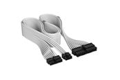 Kabel zasilajacy (wewnetrzny) - Corsair Elite Premium Individually Sleeved ATX 24-pin Cable Type 5 - Biały - CP-8920449