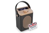 Radio DAB i budzik - Majority Little Shelford Portable Bluetooth DAB Radio - Black - DAB+/FM - Mono - Czarny - LSH-DAB-BLK UK