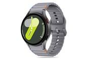 Smartwatch - akcesoria - Tech-Protect Silicone Sport Strap for Samsung Galaxy Watch 4 / 5 / 5 Pro / 6 / 7 / FE - Grey - 5906302313402