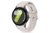 Smartwatch - akcesoria - Tech-Protect Silicone Sport Strap for Samsung Galaxy Watch 4 / 5 / 5 Pro / 6 / 7 / FE - Grey - 5906302313426