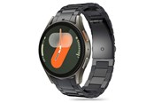 Smartwatch - akcesoria - Tech-Protect Stainless Strap for Samsung Galaxy Watch 4 / 5 / 5 Pro / 6 / 7 / FE - Black - 5906302313556