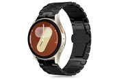 Smartwatch - akcesoria - Tech-Protect Stainless Line Strap for Samsung Galaxy Watch 4 / 5 / 5 PRO / 6 / 7 / FE - Black - 5906302313563