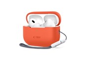 Telefon - Pokrowiec i etui - Tech-Protect Silicone Case for Apple AirPods Pro 1 / 2 - Orange - 5906302313716