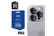 Telefon - szklo ochronne - 3mk Lens Protection Pro Camera Cover with Titanium Frame for iPhone 16 Pro / 16 Pro Max - 5903108588614