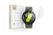 Telefon - szklo ochronne - Tech-Protect Glass Fit+ 2-pack Tempered Glass for Samsung Galaxy Watch 40 / 41 / 42 / 43 / 44 mm - Clear - 5906302318643