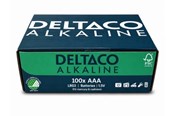 Bateria - Deltaco AAA alkaline (100-Pack) - LR03-100B