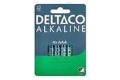 Bateria - Deltaco battery - 4 x AAA / LR03 - Alkaline - LR03-4B