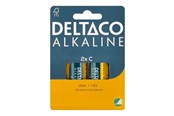 Bateria - Deltaco battery - 2 x LR14 / C type - Alkaline - LR14-2B