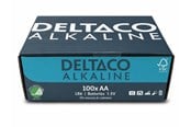 Bateria - Deltaco AA alkaline (100-Pack) - LR6-100B