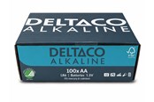 Bateria - Deltaco AA alkaline (100-Pack) - LR6-100B
