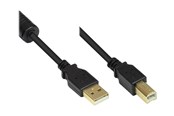 Kabel USB - Alcasa electronik Good Connections - USB cable - USB to USB Type B - 5 m - GC-M0083