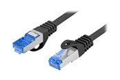 Kabel sieciowy - Lanberg patch cable - black RAL 9004 - Czarny - PCF6A-10CC-0050-BK