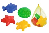 Zabawki na zewnatrz - Others 4 Sand Moulds in Net - 107101146