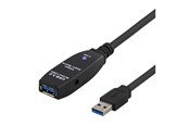 Kabel USB - Deltaco USB3-1002 - USB extension cable - USB Type A to USB Type A - 5 m - USB3-1002